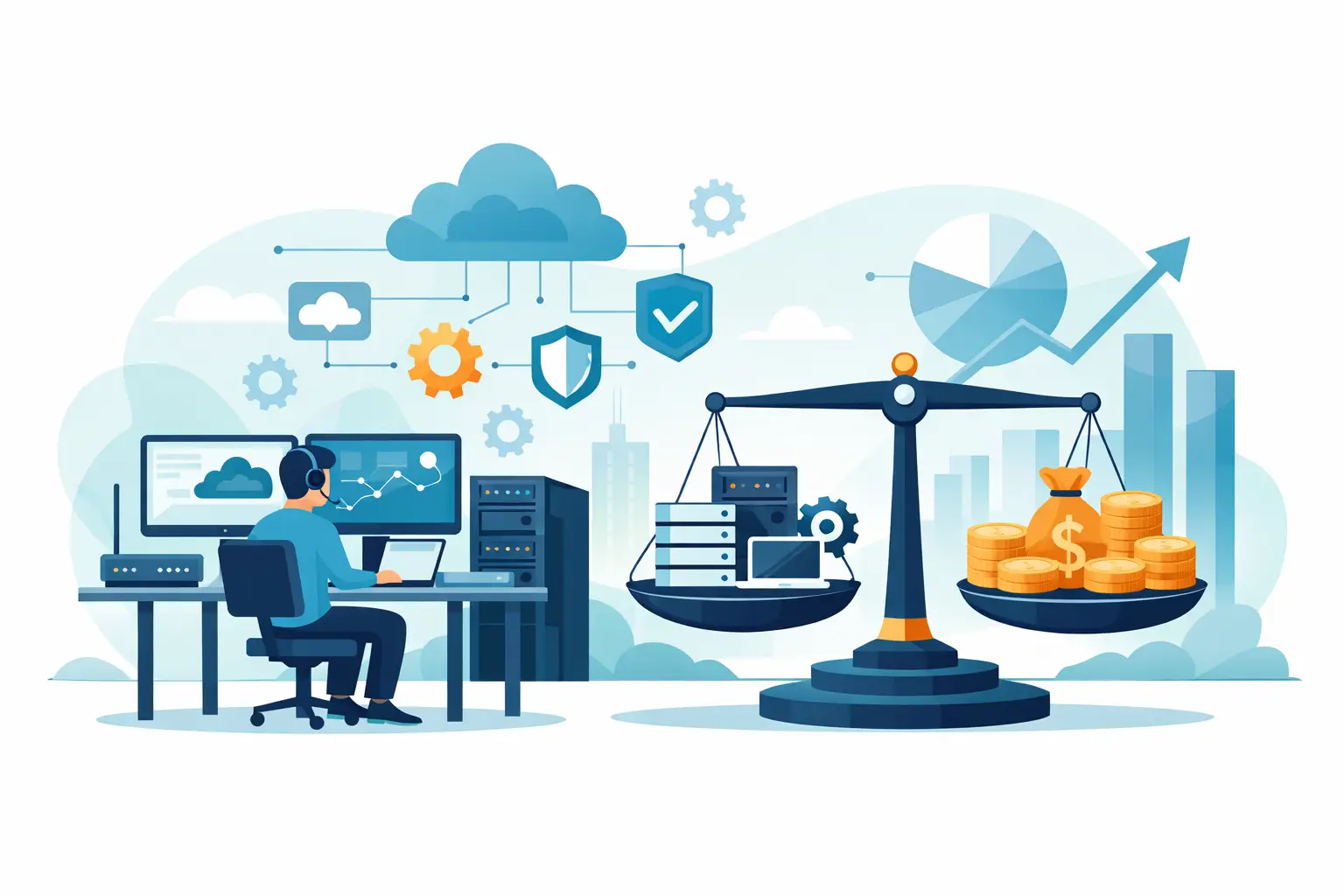 שירותי IT מנוהלים - מתי זה משתלם לעסק