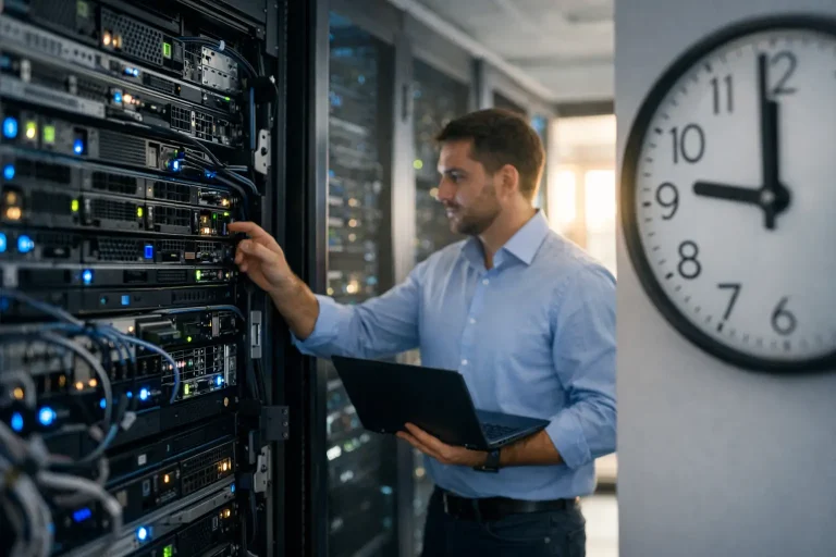 תחזוקת שרתים לעסקים בלי השבתות מיותרות