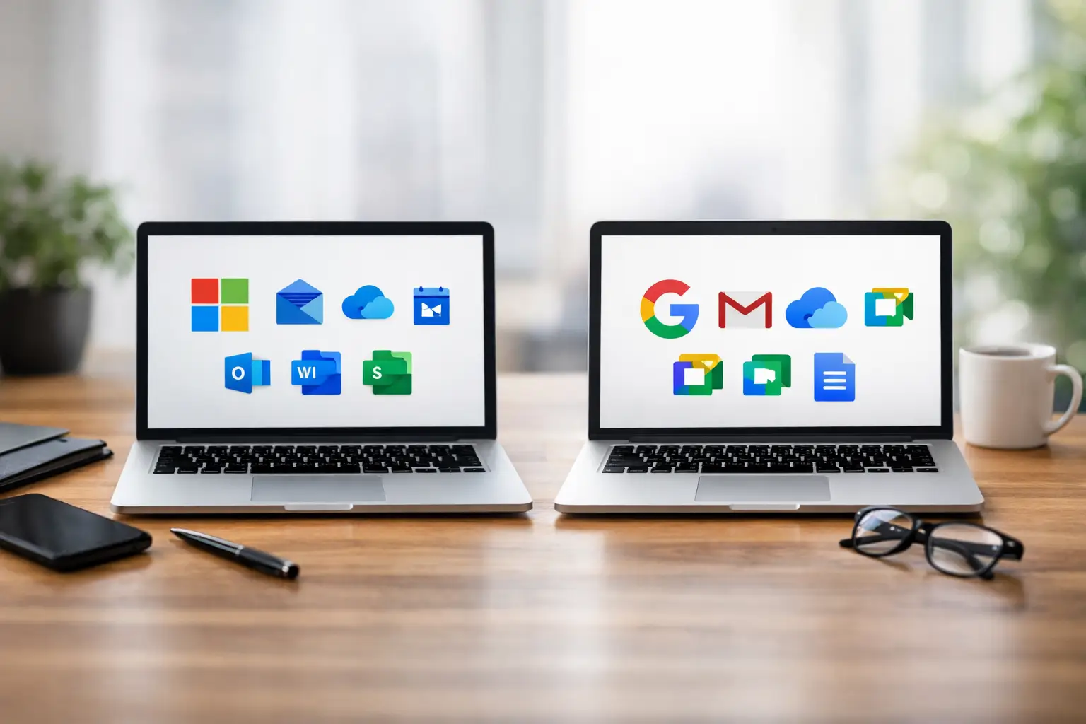 Microsoft 365 מול Google Workspace - מה עדיף