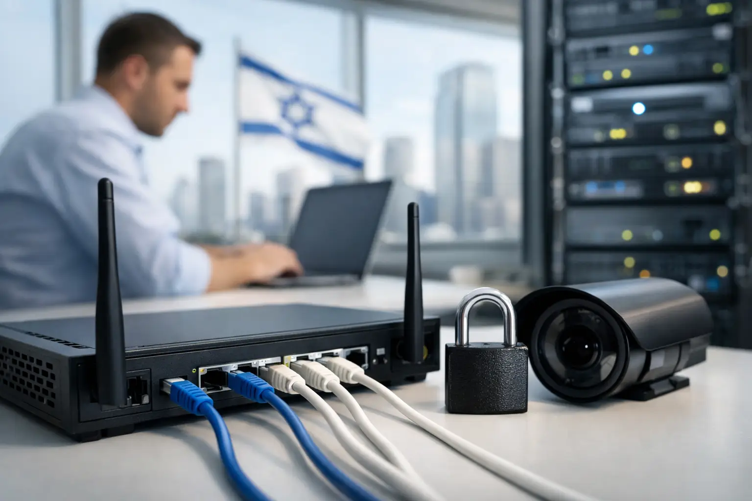 מדריך להקמת רשת משרדית מאובטחת לעסקים בישראל